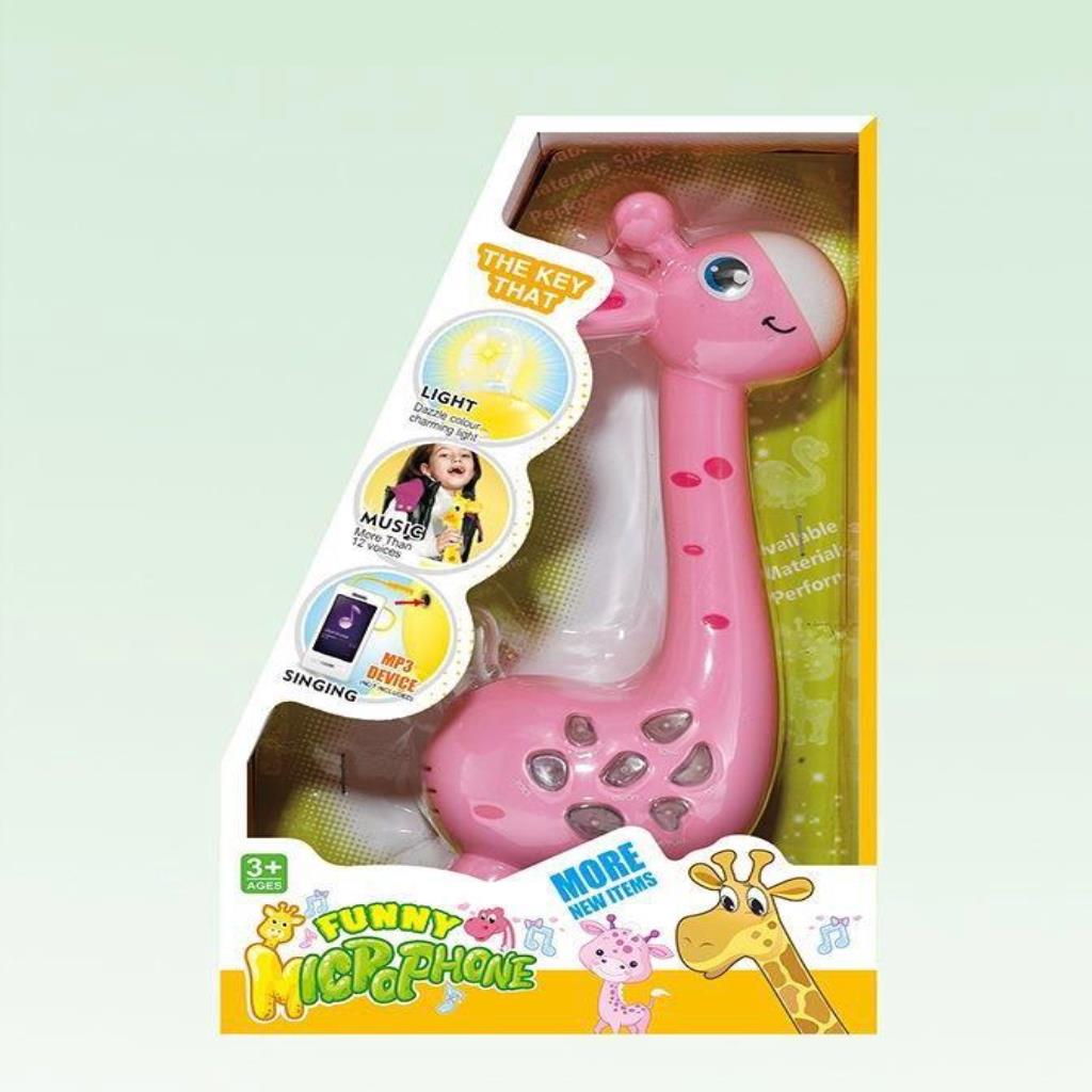 Funny Giraffe Microphone – Light & Music